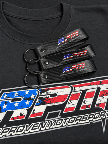 RPM Fabric Logo Keychain – Race Proven Motorsports