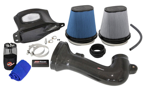 aFe Momentum Carbon Fiber Cold Air Intake System PDS/P5R 15-16 Chevrolet Corvette Z06 V8-6.2L